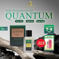 Nước Hoa Nam Cao Cấp Quantum No.5 Sang trọng, Gợi cảm, Tinh tế Lưu Hương 7-12 Tiếng 10ml, 50ml