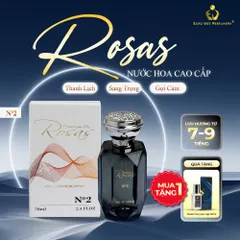 Nước hoa nữ ROSAS N.2 Thanh Lịch, Sang Trọng, Gợi Cảm Lưu Hương 7-12 Tiếng 10ml 70ml