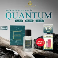 Nước Hoa Nam Quantum No.4 Nam tính, Mạnh Mẽ, Hấp Dẫn Lưu Hương 7-12 Tiếng 50ml