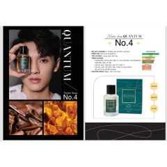 Nước Hoa Nam Quantum No.4 Nam tính, Mạnh Mẽ, Hấp Dẫn Lưu Hương 7-12 Tiếng 50ml