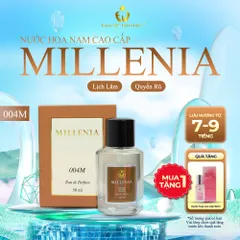 Nước Hoa Nam Cao Cấp MILLENIA 004M Lịch Lãm, Quyến Rũ Lưu Hương 7-12 Tiếng Euro Viet Perfumery 50ml
