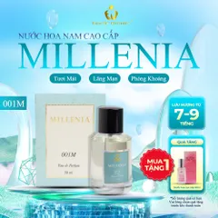 Nước hoa ham cao cấp MILLENIA 001M thơm lâu nam tính, tinh tế, tươi mát lưu hương 7-12 Tiếng 50ml