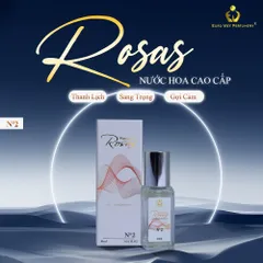 Nước hoa ROSAS No.2 Thanh Lịch, Sang Trọng, Gợi Cảm Lưu Hương 7-12 Tiếng 10ml