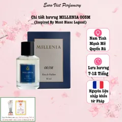 Nước hoa nam MILLENIA 003M EDP lưu hương 7-12 tiếng 50ml thương hiệu EU