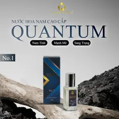 Nước Hoa Nam Cao Cấp QUANTUM No.1 Nam Tính, Mạnh Mẽ, Sang Trọng  Lưu Hương 7-12 Tiếng 10ml