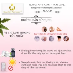 Nước Hoa Nữ Rosas No.5 Nữ Tính Tươi Mới, Gợi Cảm Lưu Hương 7-12 Tiếng 70ml