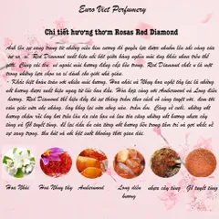 Nước Hoa Nữ Cao Cấp Rosas Red Diamond Nhẹ Nhàng, Sang Trọng, Thu Hút, Lưu Hương 7-12 tiếng 10ml 70ml
