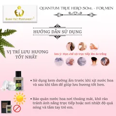 Nước Hoa Nam Cao Cấp Quantum True Hero Gợi cảm, Nam tính, Cuốn Hút Lưu Hương 7-12 tiếng 50ml