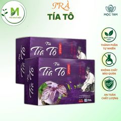 Trà Tía Tô Túi Lọc Mộc Tâm Hỗ Trợ Gout, Giảm Đau Nhức Xương Khớp, Chống Lão Hóa, Đẹp Da, Thanh Nhiệt ( Hộp 30 túi x 3gr)