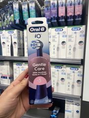 Đầu bàn chải điện Oral B IO2 thay thế cho bàn chải đánh răng, dòng ultimate clean và gentle care chăm sóc răng miệng hiệu quả.