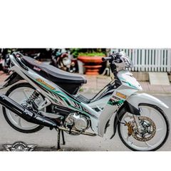 Tem rời sọc xanh lục bảo Full trắng