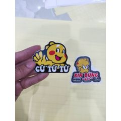 Tấm logo vui nhộn Xin đừng Hun ( đit) em
