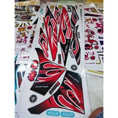 Tem Lửa Ex 135 2011 Dán Xe Đen  - Decal In Chất Lượng