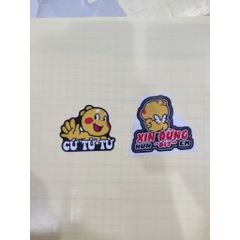 Tấm logo vui nhộn Xin đừng Hun ( đit) em