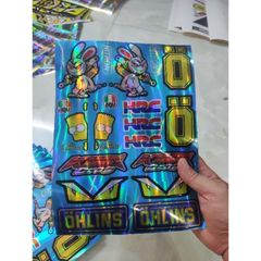Tem Decal Sticker Logo Crom Sáng Bóng  - Decal In Chất Lượng