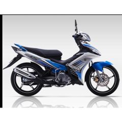 Tem Rời Exciter 135 Zin 2014 Dán Xe Xám Bạc - Tem Chuẩn Hình - Không Phai Màu Trọn Đời  - Decal In Chất Lượng