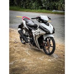 tem rời exciter 155 trắng đen cover đẹp ( Mới )  tem 3 lớp bền màu - Decal Cao Cấp Nhất