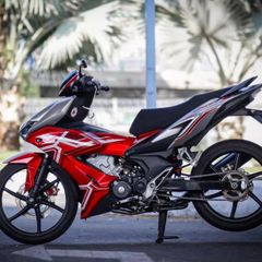 Tem Rời Honda Winner X RS Xám Đỏ Đen  - Decal In Chất Lượng