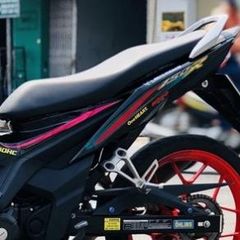 Tem Rời Honda Sonic 150 Dán Xe Đen Nhám  - Decal In Chất Lượng