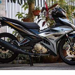 Tem Rời Exciter 150 Xám Đen Mới 2023  - Decal In Chất Lượng