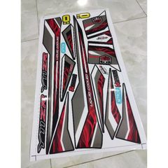 Tem Rời Sirius 110 Y11ZR Đỏ Đen  - Decal In Chất Lượng