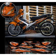 Tem rờ exciter 2010 mẫu Zin xe đen phối nhiều màu