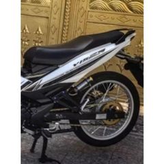 Tem Rời Exciter Y15ZR 150 Dán Xe Trắng Phối Tem Đen  - Decal In Chất Lượng