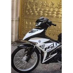 Tem Rời Exciter Y15ZR 150 Dán Xe Trắng Phối Tem Đen  - Decal In Chất Lượng