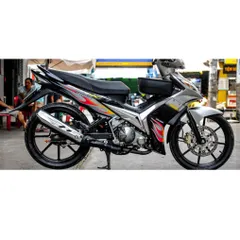 [FreeShip] [Ảnh thật] Tem rời Exciter135 - Mẫu CryptonX - Tem lửa Cam - Chuẩn From cực đẹp Quyen Decal