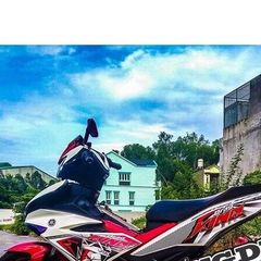 Tem Rời Yamaha Exciter 150 King Drag Trắng Đen