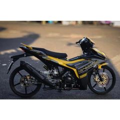 tem rời exciter 155 vàng xám Sniper cover 150 đẹp mắt - Decal Cao Cấp Nhất