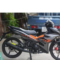 Tem Rời Dán Xe Exciter 150 Mẫu RC Xám Cam Đen Zin Cực Đẹp, Hàng 3 Lớp Chất Lượng Cao Quyen Decal