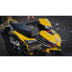 tem rời exciter 155 vàng xám Sniper cover 150 đẹp mắt - Decal Cao Cấp Nhất