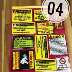 Bảng Decal Tem Cảnh Báo 4