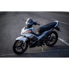 Tem Rời Yamaha Exciter 2010 Trắng Đen  - Decal In Chất Lượng