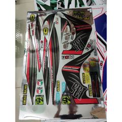 Tem Rời Ex Nhỏ 2006 - 2010 Đen - Chất Liệu Decal Crom Cao Cấp