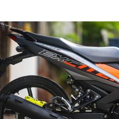 Tem Rời Dán Xe Exciter 150 Mẫu RC Xám Cam Đen Zin Cực Đẹp, Hàng 3 Lớp Chất Lượng Cao Quyen Decal