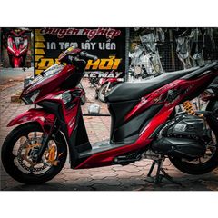 TEM KINGKONG VARIO 150 ĐỎ (TEM VARIO CON KHỈ) - Decal Cao Cấp Nhất