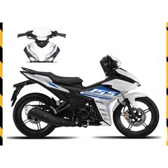 Tem rời ex 155 mẫu 2023 phối xanh Gp trắng
