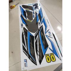 Tem Rời Honda Winner X Xanh Đen 2022  - Decal In Chất Lượng