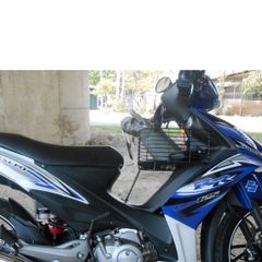 Tem Suzuki Axelo 125 RR Trắng Xanh - Tem Chuẩn Zin