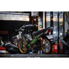 tem rời future neo xanh đen mẫu lửa xanh đẹp , tem 3 lớp cao cấp không bay màu - Decal Cao Cấp Nhất