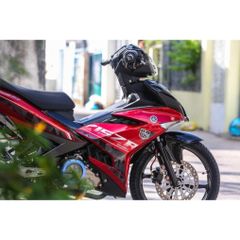 tem rời exciter 150 đỏ đen y15r ( Thịnh Hành) tem 3 lớp bền màu - Decal Cao Cấp Nhất