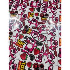 Combo Nguyên Tấm Decal Gấu Dâu Losto Mini  - Decal In Chất Lượng