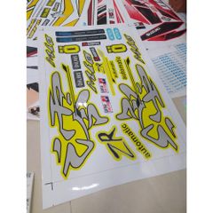 Tem Rời Mio 110 Chữ Hayabusa - Tem Chuẩn Hình  - Decal In Chất Lượng