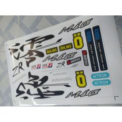 Tem Rời Mio 110 Chữ Hayabusa - Tem Chuẩn Hình  - Decal In Chất Lượng