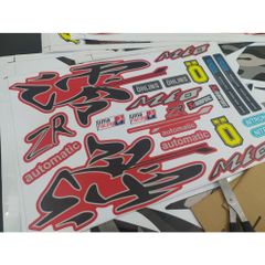 Tem Rời Mio 110 Chữ Hayabusa - Tem Chuẩn Hình  - Decal In Chất Lượng