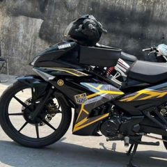 Tem Rời Ex 150 Y15ZR 2021 Đen Phối Vàng  - Decal In Chất Lượng