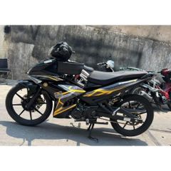 Tem Rời Ex 150 Y15ZR 2021 Đen Phối Vàng  - Decal In Chất Lượng