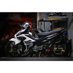 Tem rời Exciter 2011 mẫu LC 135 trắng đen, in sắc nét , 3 lớp không phai màu CM00007 1 2
